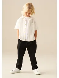 Bradley Crochet Embroidered Shirt