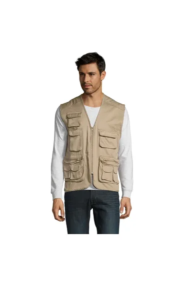 SOLS Wild Full Zip Waistcoat Bodywarmer Jacket - Rope