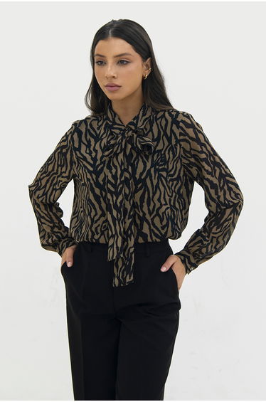 Bow multicolored shirt
