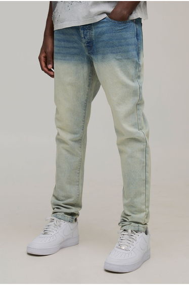 Basic Slim Fit Jeans - antique blue