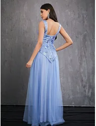 Leely Elegant V Neck Sleeveless Party Dress - 1