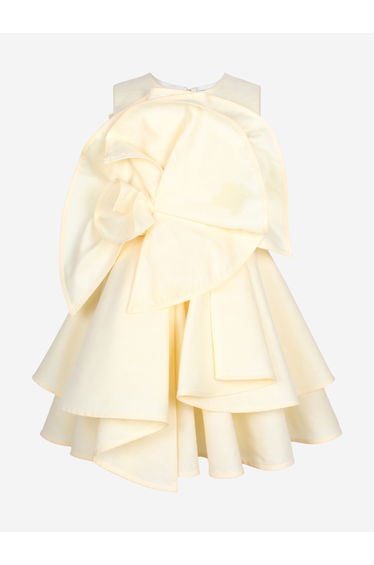 Jessie And James Girls Merry Go Round Dress in Yellow