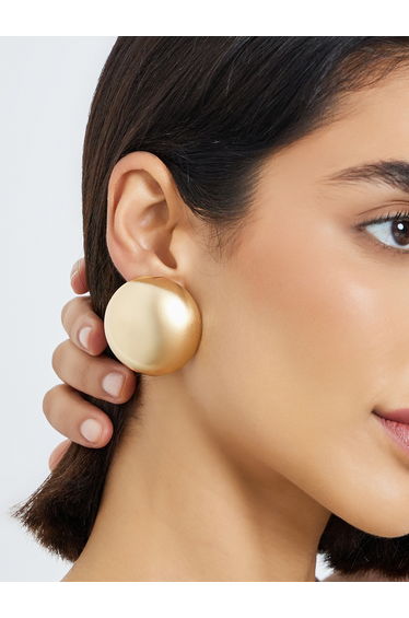 Pack of 2 - Gold Stud Earrings