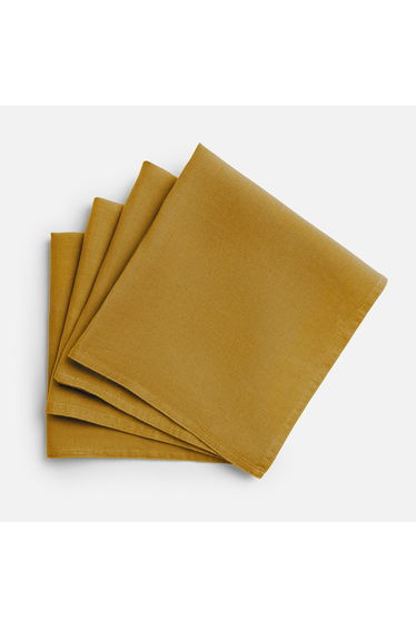 Set of 4 Victorine Best Quality Linen Napkins
