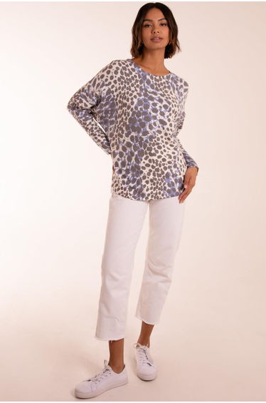 Coloured Leopard Jumper
