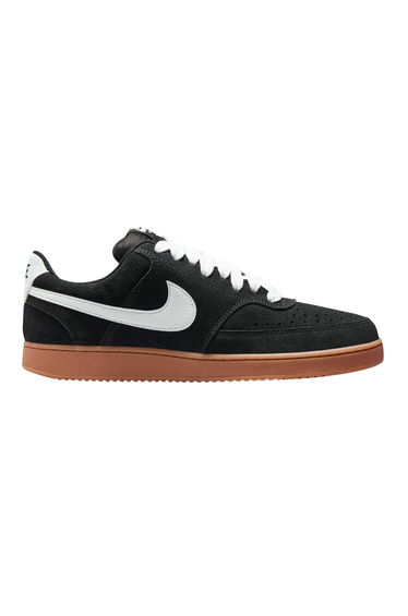Nike Mens Court Vision Trainers - Black/White/Gum