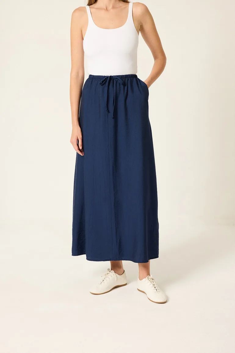 WAIST-TIE PENSKIRT - 1