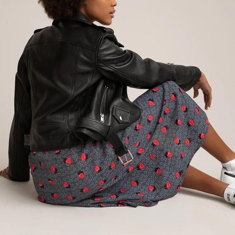 Leather Biker Jacket - 3