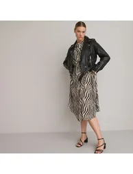 Leather Biker Jacket - 10