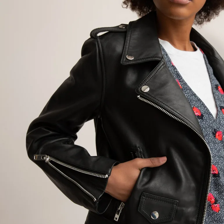 Leather Biker Jacket - 2