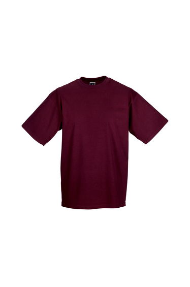 Jerzees Colours Mens Classic Short Sleeve T-Shirt - Burgundy