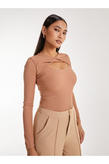 Twist Letterbox Long Sleeve Body