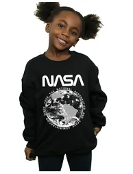 NASA Girls Planet Earth Sweatshirt - Black