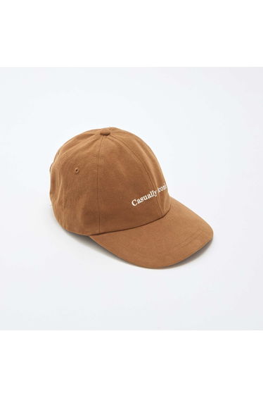 Cotton Baseball Cap BROWN