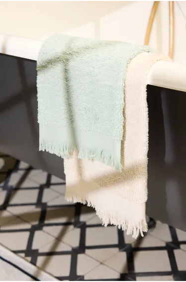 Set of 4 Tassel Detailed Face Towels 50X80Cm