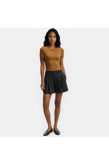 Pleated Shorts