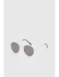 Retro Silver Frame Round Sunglasses - silver - 1