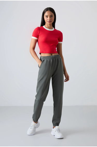 TOMMY Women's High-Waist Relaxed Fleece Joggers