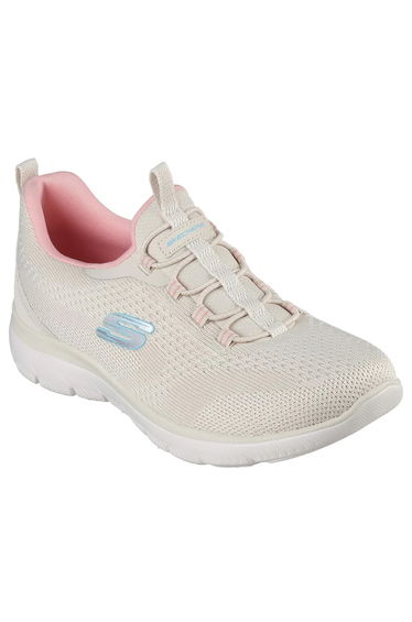Skechers Womens/Ladies Summits New Nature Trainers - Natural/Pink