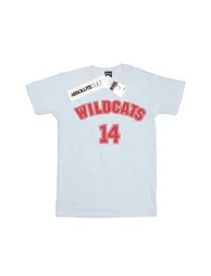 Disney Mens High School Musical The Musical Wildcats 14 T-Shirt - White
