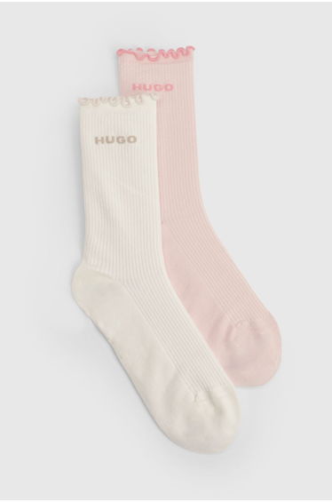 2 Pack RS Lettuce CC W Socks Pink