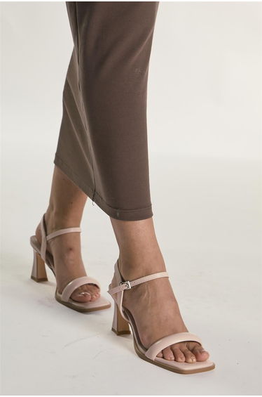 Cream Strappy Heels
