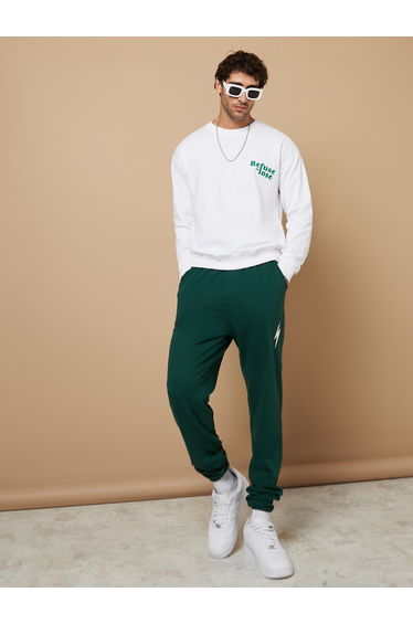 Football Themed Front and Back Graphic Regular Sweatshirt