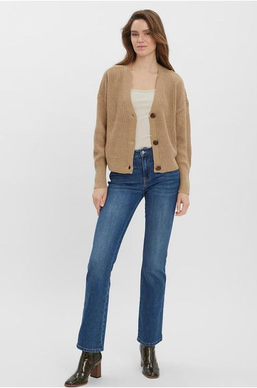 Short Buttoned Cardigan