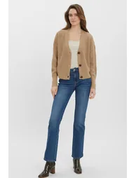 Short Buttoned Cardigan