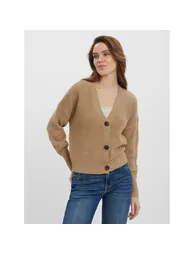 Short Buttoned Cardigan - 1