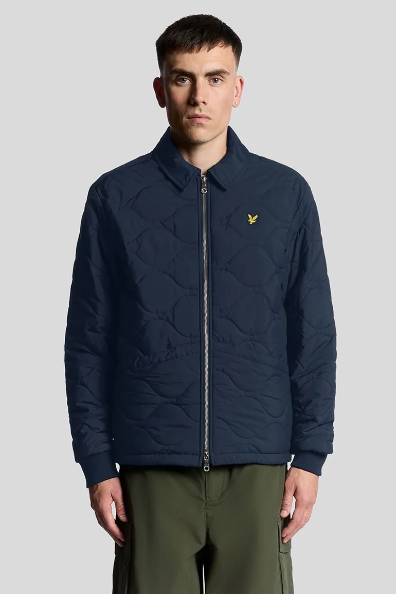 Quilted Ripstop Jacket Dark Navy