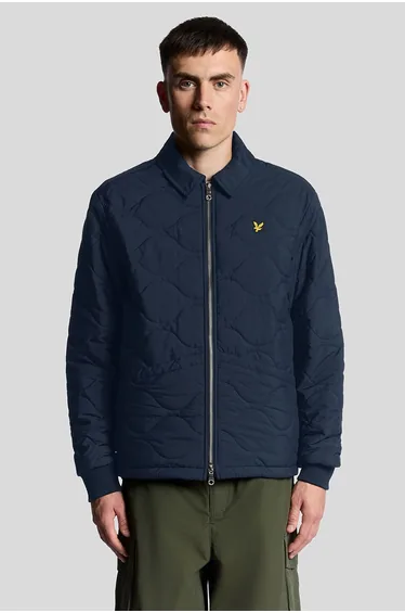 Quilted Ripstop Jacket Dark Navy