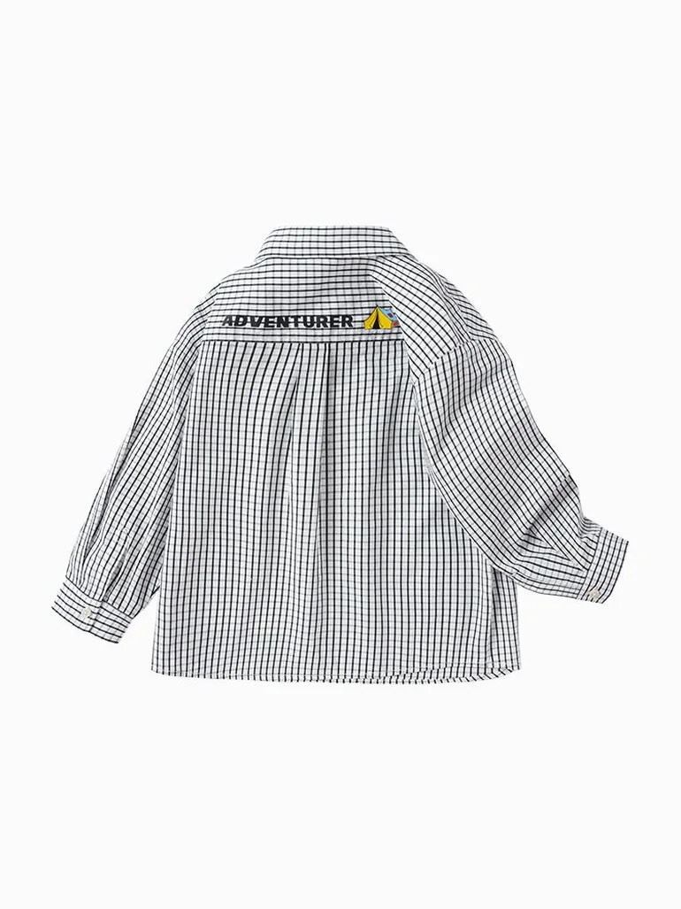 Boys' Checkered Shirt - 1