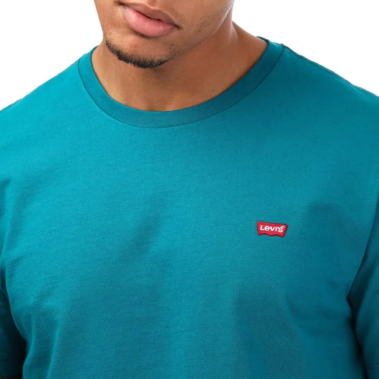 Men's Levis Original Housemark T-Shirt in Blue - 2
