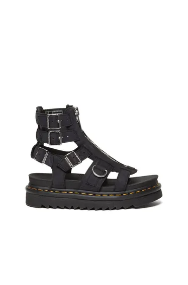 Olson Nubuck Zipped Sandals
