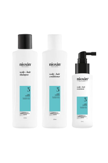Nioxin Scalp + Hair Thickening System 3 for Coloured, Dry and Damaged