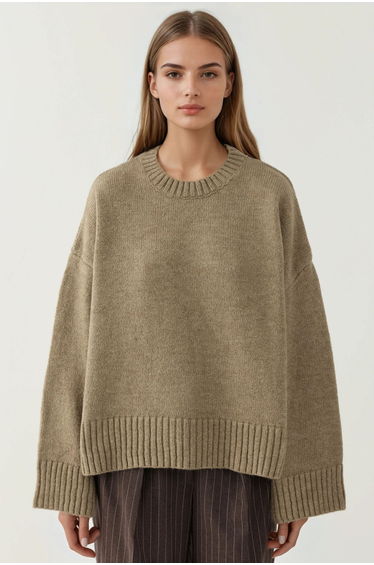 Thick Crew Neck Extra Soft Touch Sweater