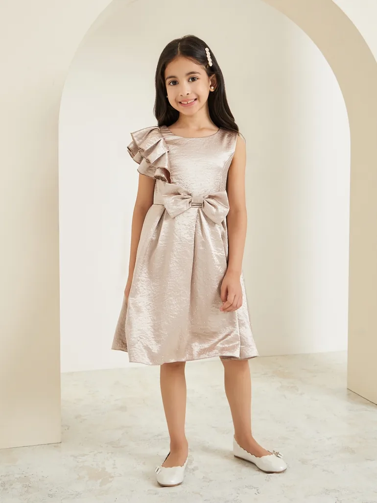 mismatch blue bridesmaid dresses Mermaid Satin Mismatched embroidered dupatta Cores:Shell Beige MUGLER Asymmetric cutout tulle-paneled
