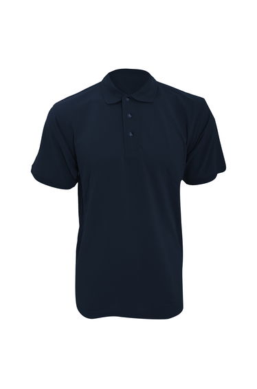 Kustom Kit Workwear Mens Short Sleeve Polo Shirt - Navy Blue