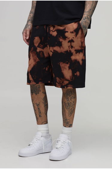 Tall Regular Fit Washed Short - washed black