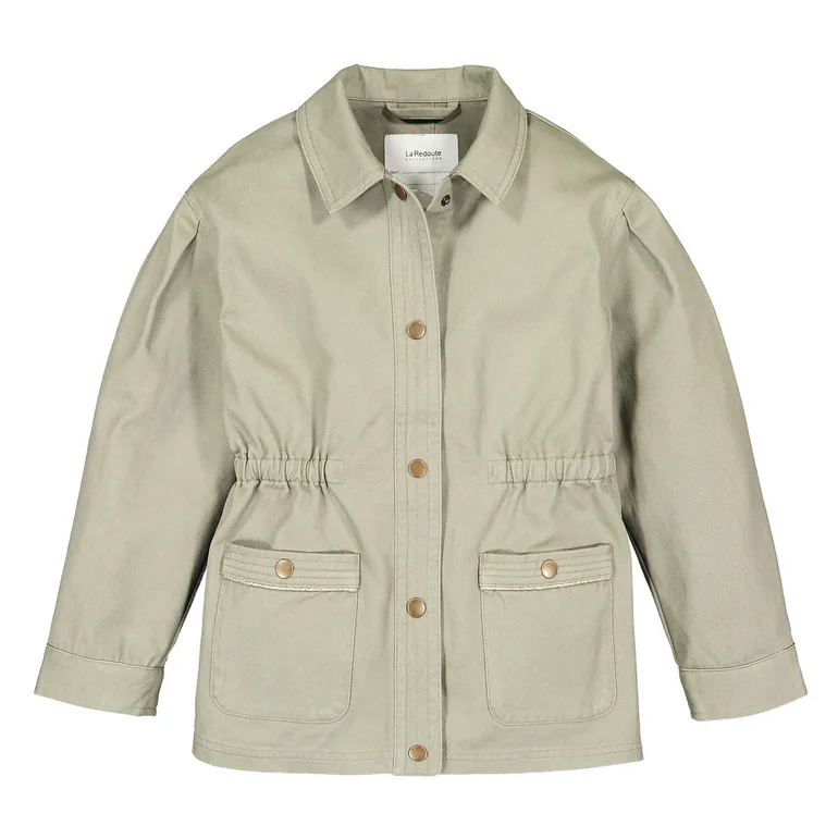 Cotton Press-Stud Jacket - 2