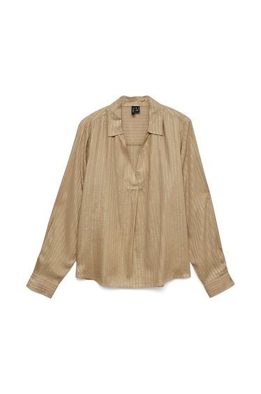 Striped Long Sleeve Blouse