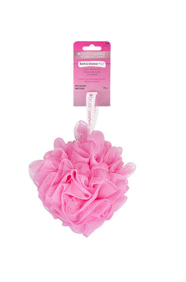 Brushworks Bath & Shower Pouf - 70g