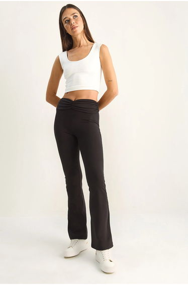 LUCCI High-Waist Flare Leggings