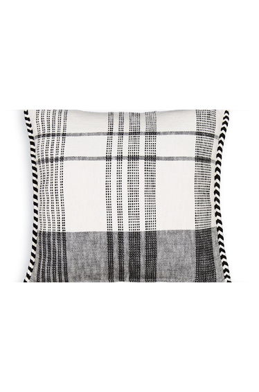 Parfeti 45 x 45cm Woven Check 100% Cotton Cushion Cover