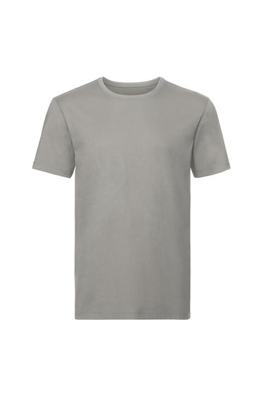 Russell Mens Organic Short-Sleeved T-Shirt - Stone