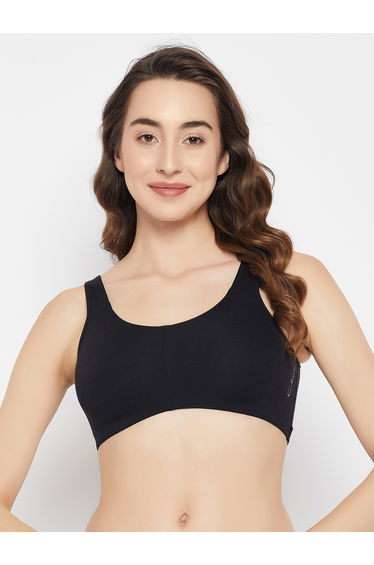 Black Non-Padded Non-Wired Full Coverage Everyday T-Shirt Bra