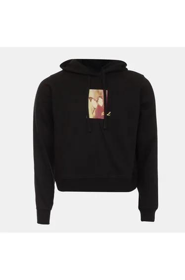 هودي ديزل أسود بأكمام طويلة