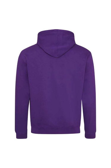 Awdis Womens/Ladies Varsity Hoodie - Purple/Sun Yellow