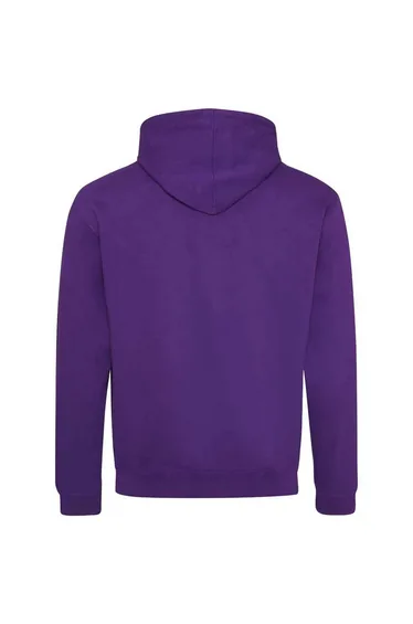 Awdis Womens/Ladies Varsity Hoodie - Purple/Sun Yellow